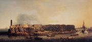 Dominic Serres The British Fleet entering Havana,21 August 1762 Spain oil painting artist